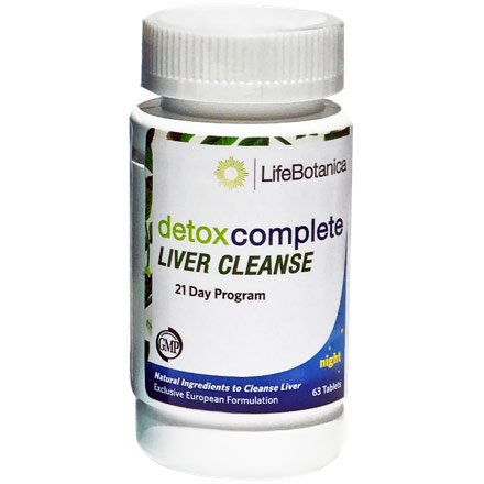 Detox Complete Night Formula, 63 Tablets, LifeBotanica