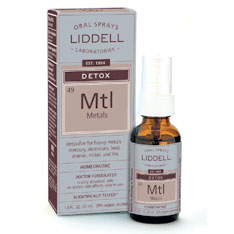 Liddell Laboratories Liddell Detox Metals Homeopathic Spray, 1 oz