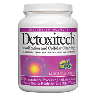 Natural Factors DetoxiTech Powder Detoxification Support 1.3 lb , Natural Factors
