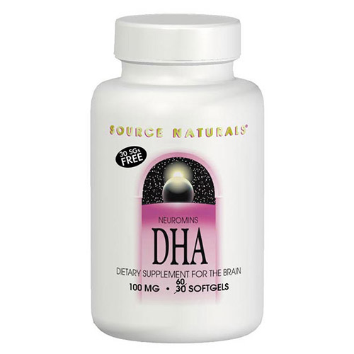 DHA Neuromins 200 mg, 30 Softgels, Source Naturals