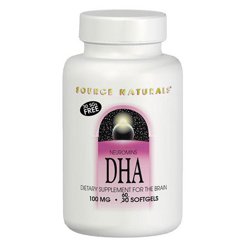 DHA Neuromins 100mg 30 softgels from Source Naturals