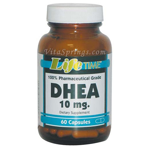 DHEA 10 mg, 60 Capsules, LifeTime