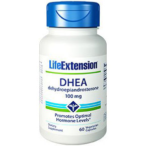 DHEA 100 mg, 60 Vegetarian Capsules, Life Extension