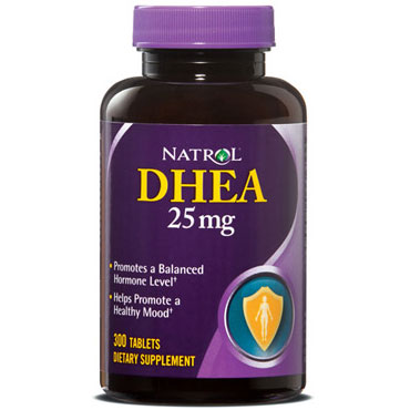 DHEA 25 mg, 300 Tablets, Natrol
