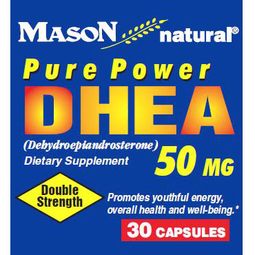 Dhea 50 mg, 30 Capsules, Mason Natural