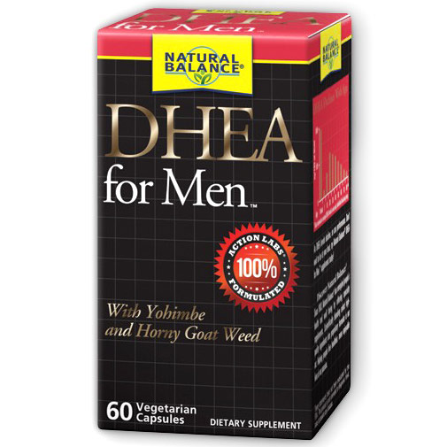 DHEA Super Hormone for Men, 60 Capsules, Natural Balance