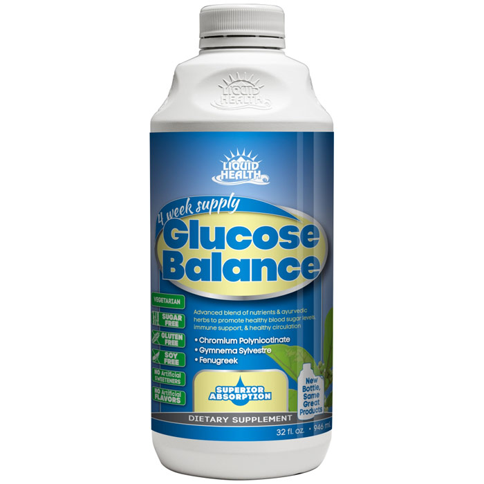 Diabetic Support Liquid Supplement, 32 oz, Liquid Health