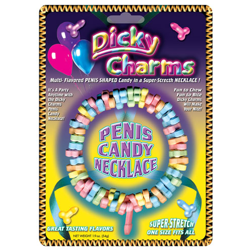 Dicky Charms Penis Shaped Candy Necklace, Hott Products