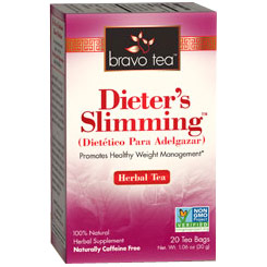 Dieters Slimming Herbal Tea, 20 Tea Bags, Bravo Tea