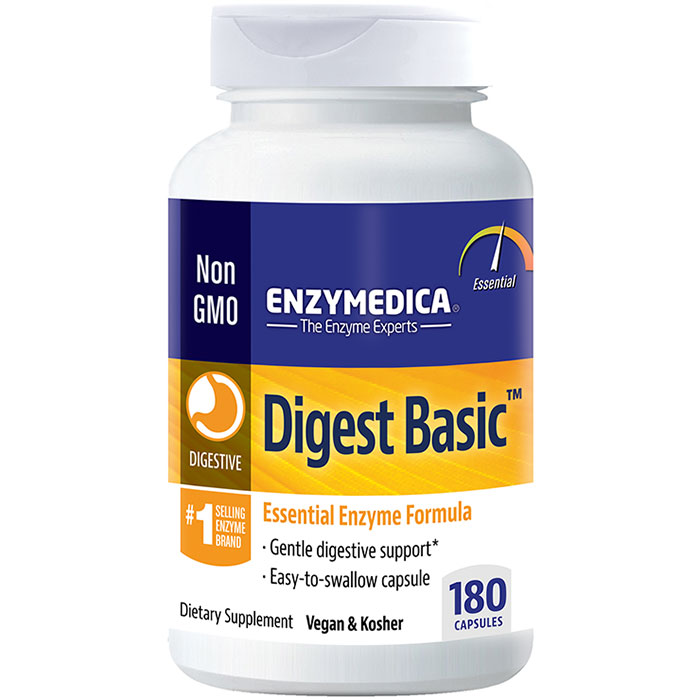 Digest Basic, Value Size, 180 Capsules, Enzymedica