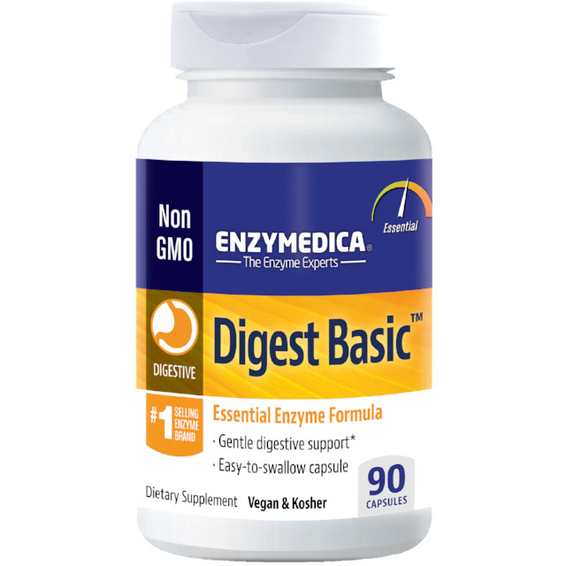 Digest Basic, Gentle Digestive Support, 90 Capsules, Enzymedica