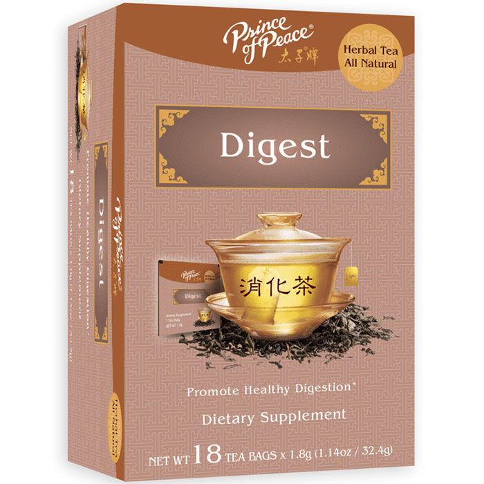 Digest Herbal Tea, 18 Bags, Prince of Peace