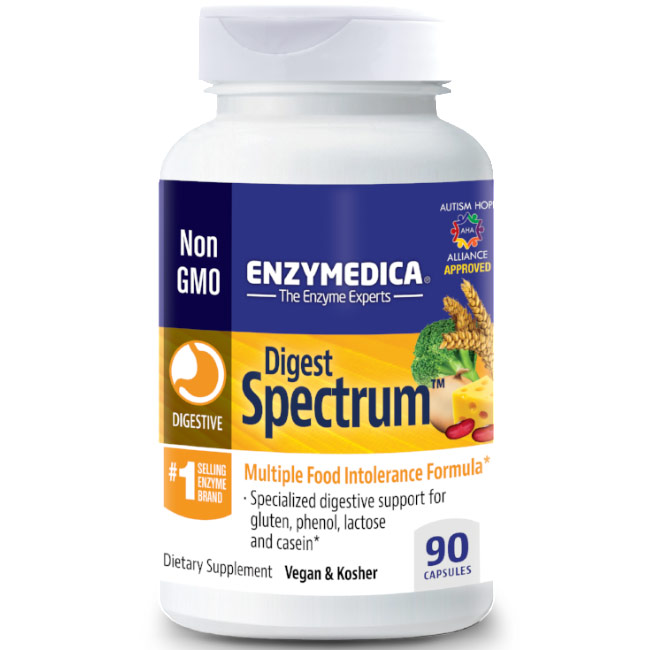 Digest Spectrum, Specialized Digestive Support, 90 Capsules, Enzymedica