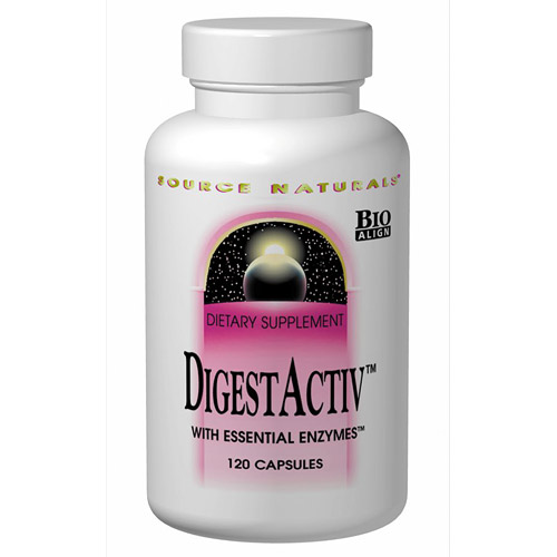DigestActiv (Enzymes and Herbs for Healthy Digestion) 60 caps from Source Naturals