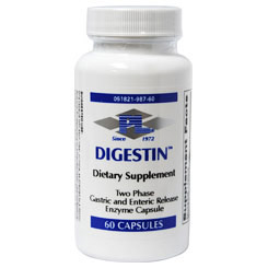 Digestin (Gastric & Enteric Release Enzyme), 60 Capsules, Progressive Laboratories