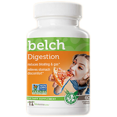 Digestion Belch, Herbal Formula, 60 Vegetarian Capsules, BioTerra Herbs