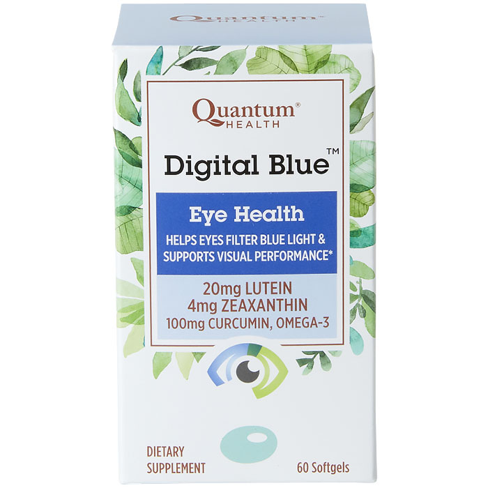 Digital Blue, Eye Health, 60 Softgels, Quantum Health