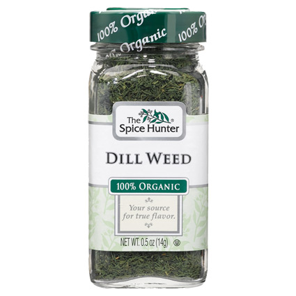 Dill Weed, 100% Organic, 0.5 oz x 6 Bottles, Spice Hunter