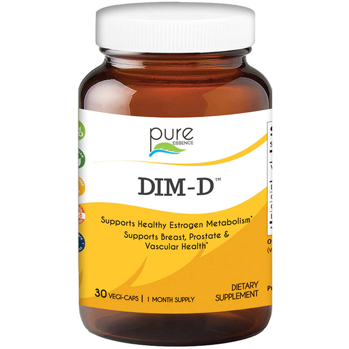 DIM-D, Breast Support System, 30 Vegi Caps, Pure Essence Labs