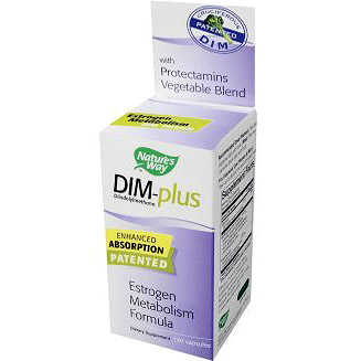 DIM-plus, Estrogen Metabolism, Value Size, 120 Vegetarian Capsules, Natures Way