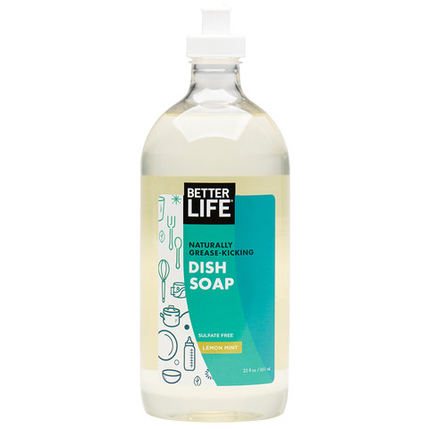 Dish It Out, Natural Liquid Dish Soap, Clary Sage & Citrus, 22 oz, Better Life Green Cleaning