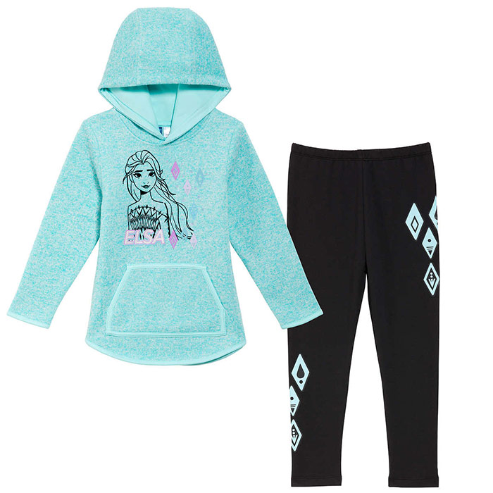 Disney Character Girls Full Zip Hoodie, Frozen