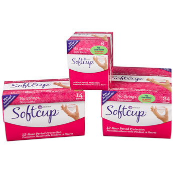 Instead Softcup Disposable Softcup, Menstrual Cup, 24 Pack, Instead Softcup