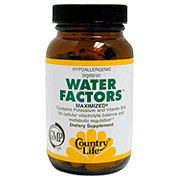 Water Factors Diuretic Maximized 60 Tablets, Country Life