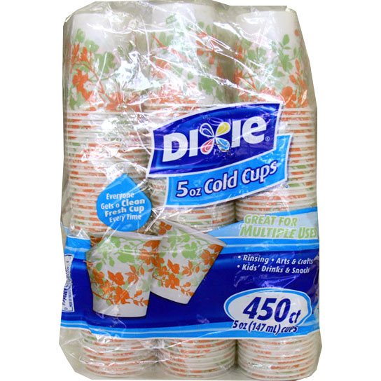 Dixie Modern Romance 5 oz Cold Cups, 450 Paper Cups