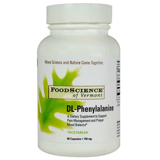 DL-Phenylalanine DLPA 60 caps, FoodScience Of Vermont