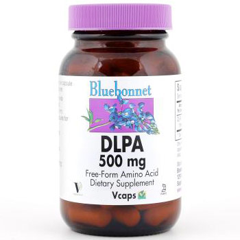 DLPA 500 mg (DL-phenylalanine), 30 Vcaps, Bluebonnet Nutrition
