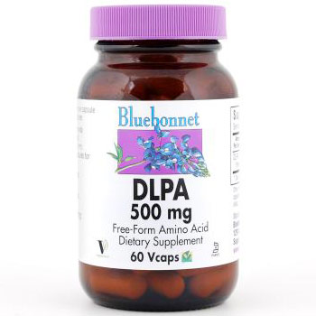 DLPA 500 mg (DL-phenylalanine), 60 Vcaps, Bluebonnet Nutrition