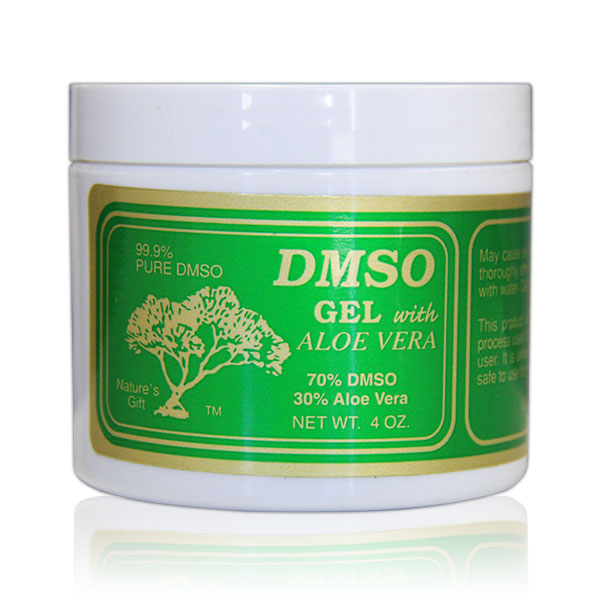 DMSO Gel with Aloe Vera, 70% Dmso / 30% Aloe Vera, Unfragranced, Plastic Bottle, 4 oz