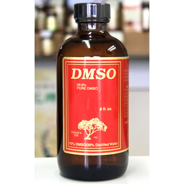 DMSO Liquid, 70% Dmso / 30% Distilled Water, Glass Bottle, 8 oz