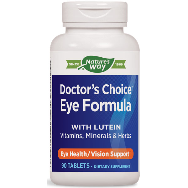 Doctors Choice Eye Formula with Lutein, 90 Tablets, Enzymatic Therapy