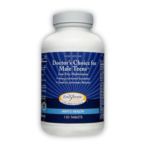 Enzymatic Therapy Doctor's Choice Male Teens, 120 Tablets, Enzymatic Therapy