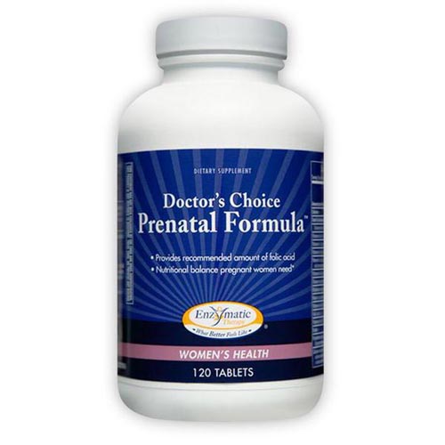 Enzymatic Therapy Doctor's Choice Prenatal Formula, 120 Tablets, Enzymatic Therapy