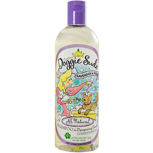 Austin Rose Inc Doggie Sudz Shampoo & Conditioner - Lavender & Neem, 16 oz, Austin Rose Inc