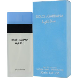 Dolce & Gabbana D & G Light Blue Perfume Edt Spray for Women, 1.6 oz