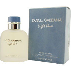 Dolce & Gabbana D & G Light Blue Cologne Edt Spray for Men, 4.2 oz