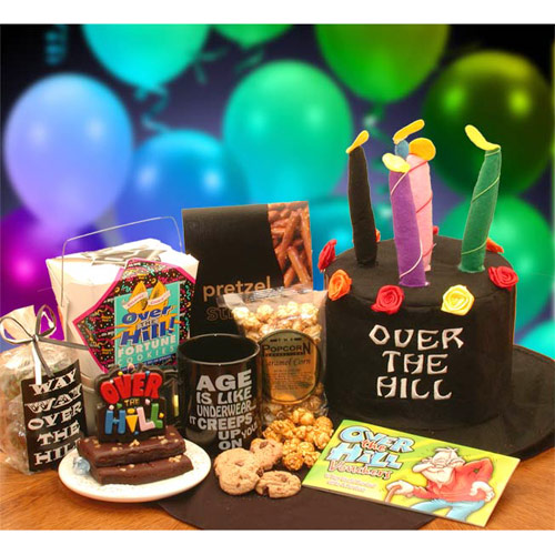 Elegant Gift Baskets Online Don't Cry Over The Hill Birthday Gift Kit, Elegant Gift Baskets Online