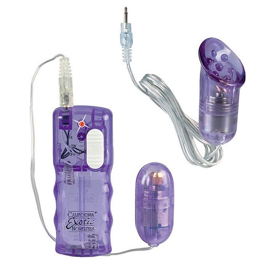 Double Play Dual Massagers, Bullet Vibrator & Clit Cup, California Exotic Novelties