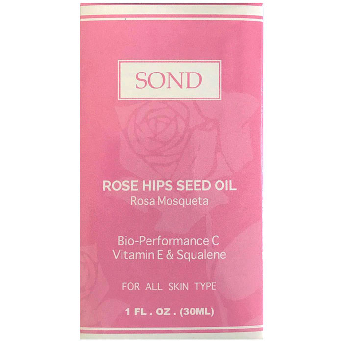 Rosa Mosqueta Rose Hips Seed Oil, 1 oz (30 ml), Natural Beauty Oil