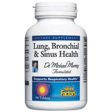 Dr. Murrays Lung, Bronchial & Sinus 90 Tablets, Natural Factors