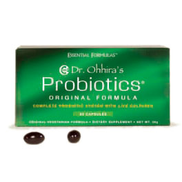 Dr. Ohhiras Probiotics Original Formula, Complete Probiotic System, 60 Capsules, Essential Formulas