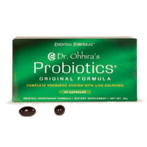 Dr. Ohhiras Probiotics Original Formula, Certified Vegetarian, 30 Capsules, Essential Formulas
