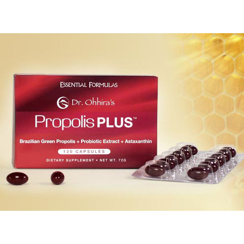 Dr. Ohhiras Propolis PLUS, Value Size, 120 Capsules, Essential Formulas