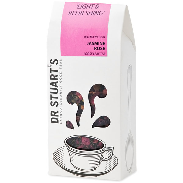 Dr. Stuarts Jasmine Rose Loose Leaf Tea, 50 g