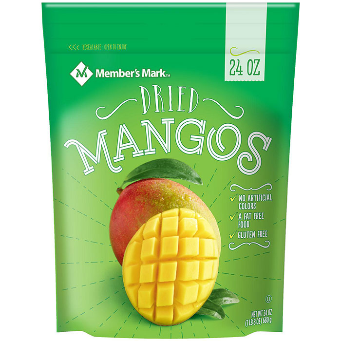Dried Mangos, 24 oz (680 g), Members Mark