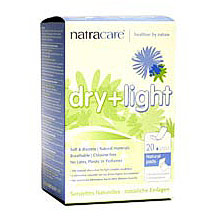 Natracare Dry & Light Incontinence Pads, 20 Pads, Natracare